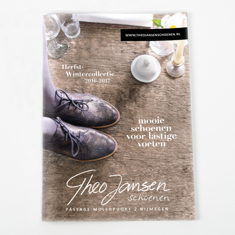 Folder herfst-wintercollectie 2016/2017 voor Theo Jansen Schoenen